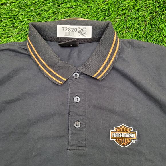 Vintage Harley-Davidson Polo Shirt XL 23x30 Y2K - Picture 3 of 13